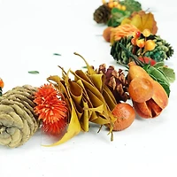 5ft. Autumn Harvest Pine Cones & Apples Artificial Garland