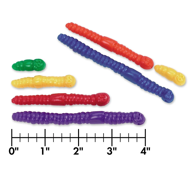 Learning Resources® Measuring Worms™, Set of 72