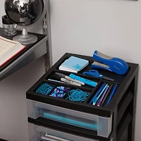 Iris® 4 Drawer Storage Cart with Organizer Top