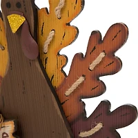 Glitzhome® 'Give Thanks' Turkey Décor