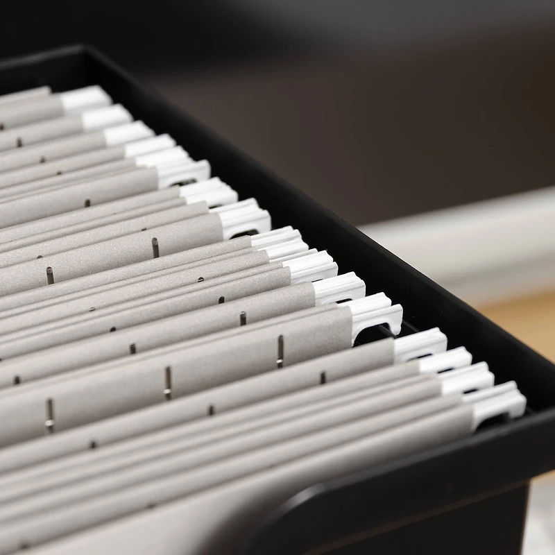 Iris® Large Desktop File Box, 4 Pack