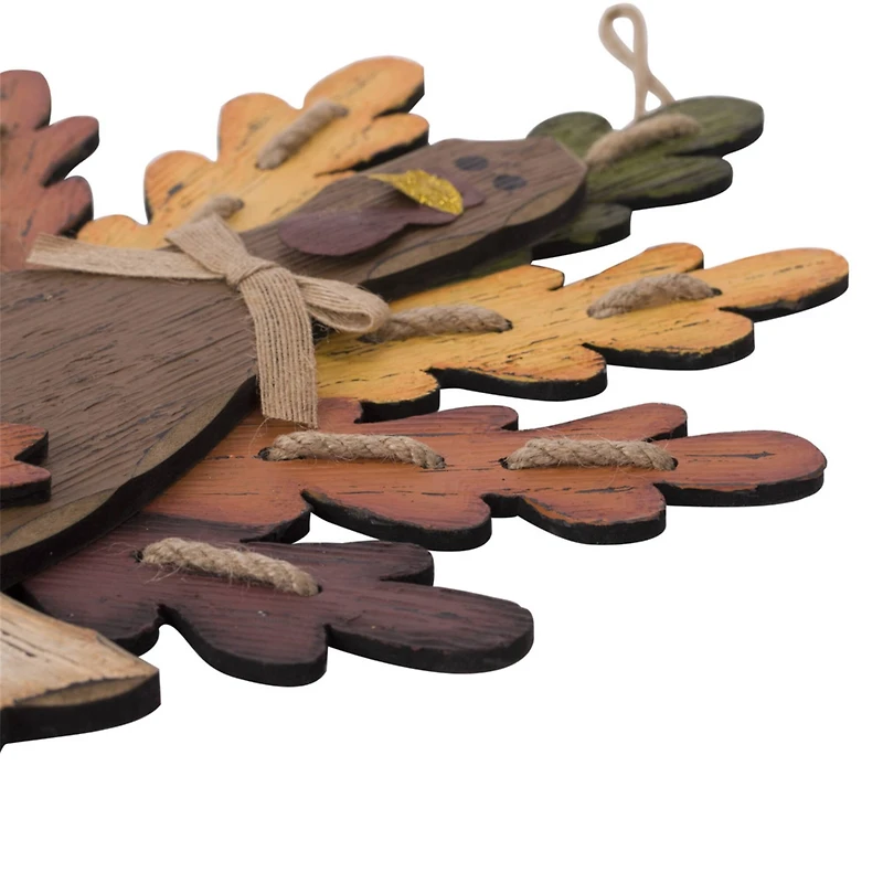 Glitzhome® Iron & Wood 'Welcome' Turkey Yard Sign