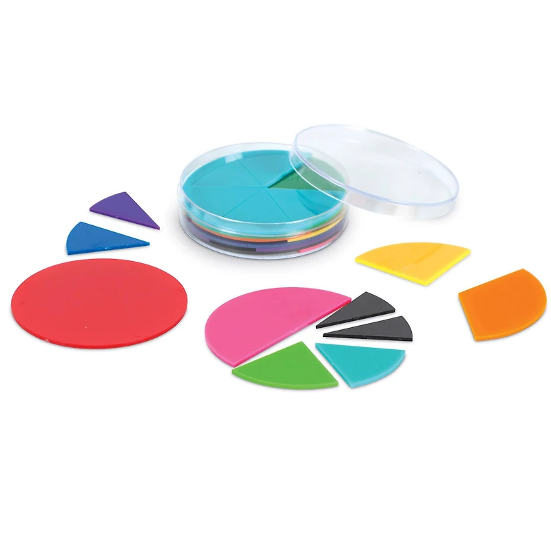 Learning Resources® Rainbow Fraction® Deluxe Circles, 3 Sets
