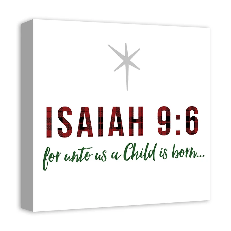 Isaiah 9:6 Canvas Wall Art
