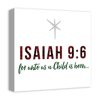 Isaiah 9:6 Canvas Wall Art