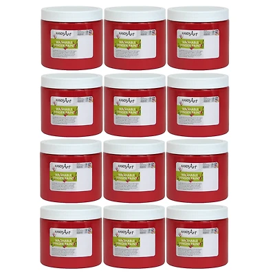 Handy Art® Washable Finger Paint, 12ct.
