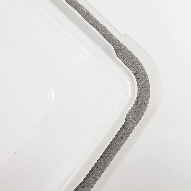 Iris® Clear WEATHERTIGHT® Storage Box, 4 Pack