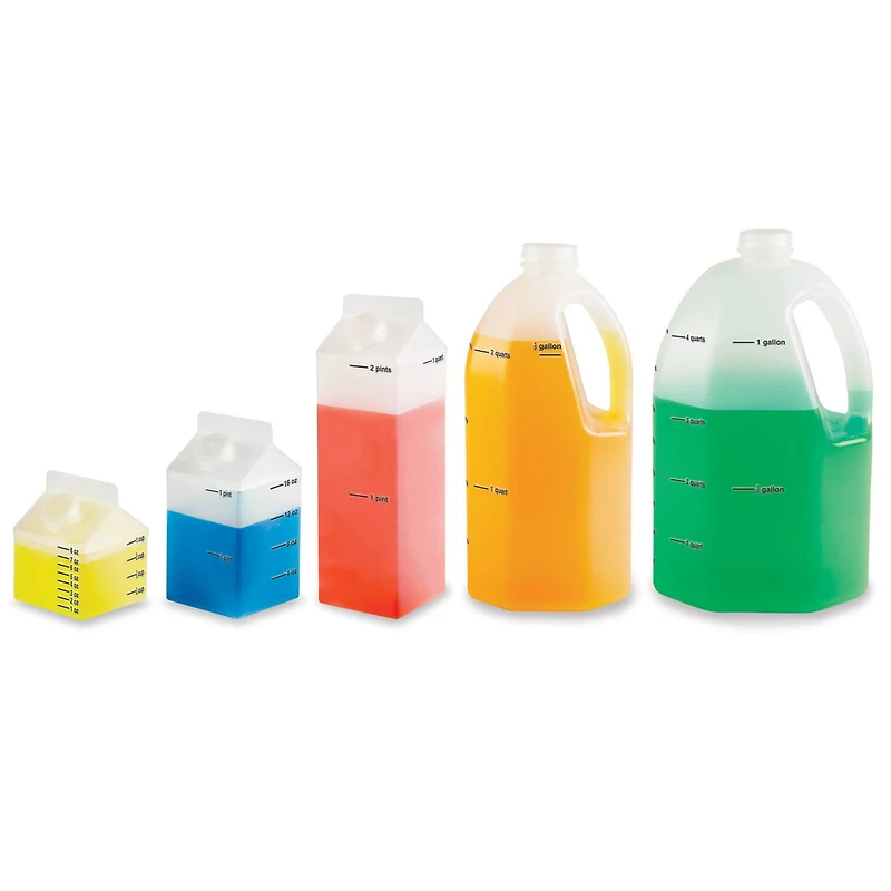 Learning Resources® Gallon Measurement Set, Set of 5