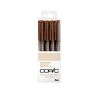 Copic® Sepia Multiliner Pen Set, Fine