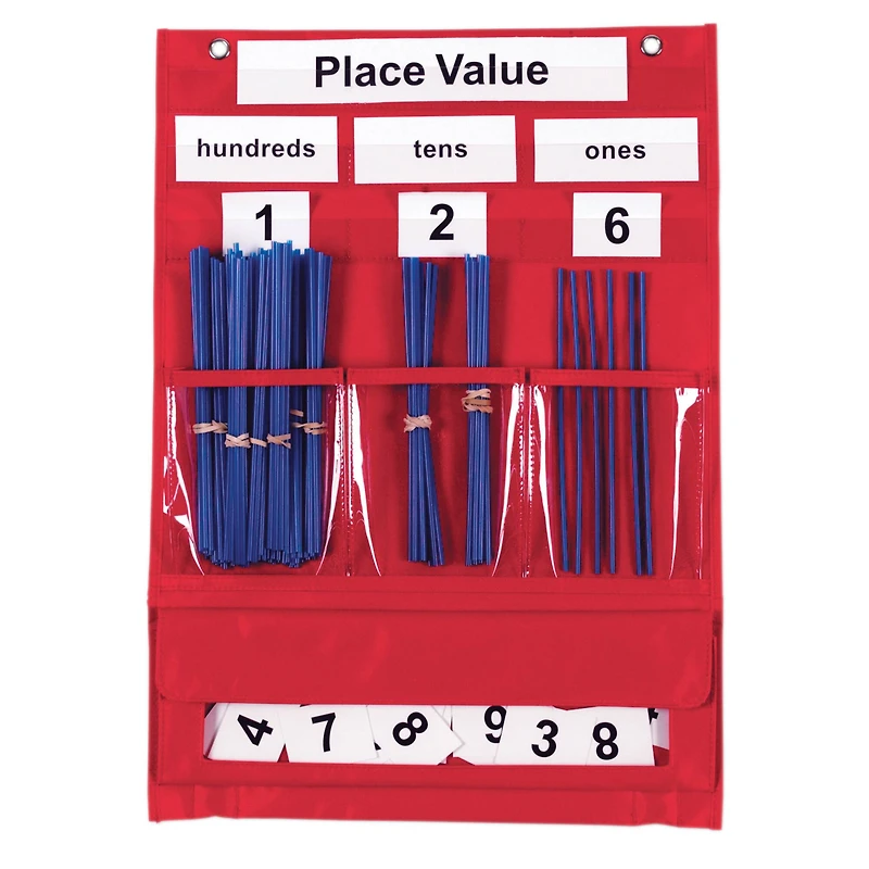 Learning Resources® Counting & Place Value Pocket Chart
