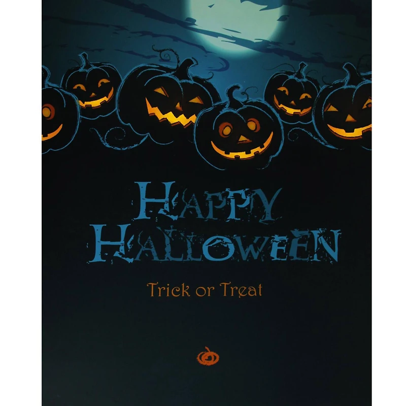 Happy Halloween: Trick or Treat LED Jack-O'-Lanterns Canvas Wall Art