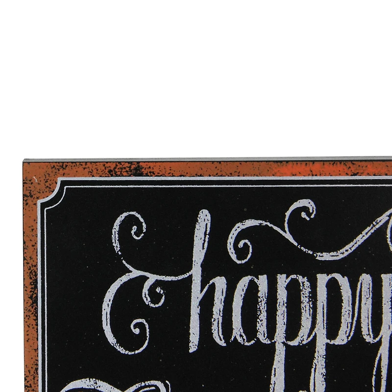 Framed Happy Thanksgiving Chalkboard Wall Art