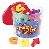 Learning Resources® Jumbo Magnetic Lowercase Letters, Set of 40
