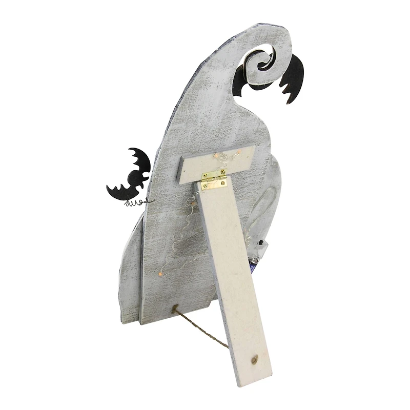 14" LED Standing Wood Ghosts Halloween Decoration