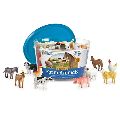 Learning Resources® Farm Animal Counters, Set of 60