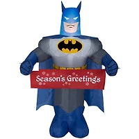 3.5ft. Airblown® Inflatable Christmas Batman™ with Season's Greetings Banner