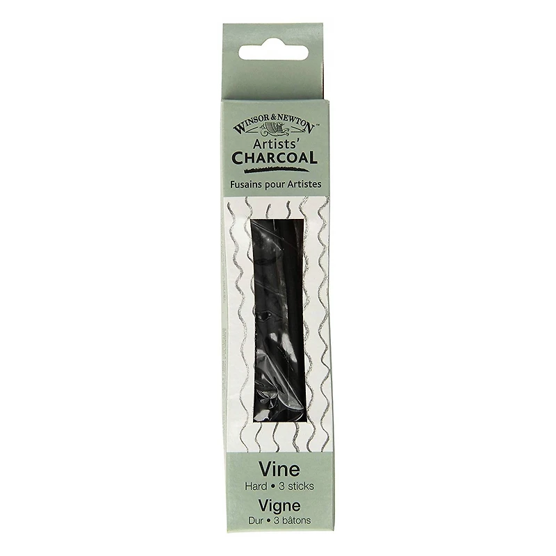 18 Packs: 12 ct. (216 total) Winsor & Newton™ Artists' Vine Charcoal, Hard