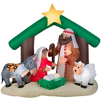 6ft. Airblown® Inflatable Christmas Holy Family Nativity Scene