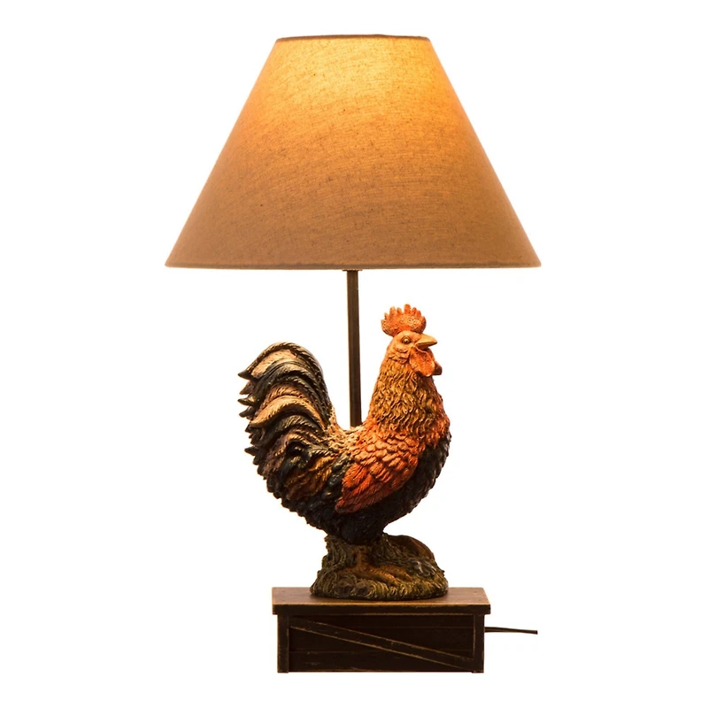 Glitzhome® Table Lamp, Rooster