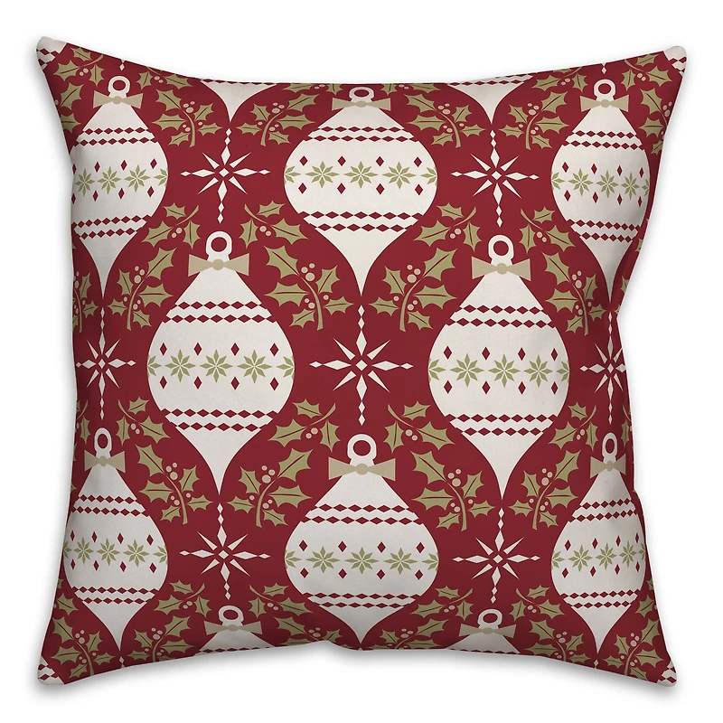 Designs Direct Jingle All The Way 18x18 Throw Pillow
