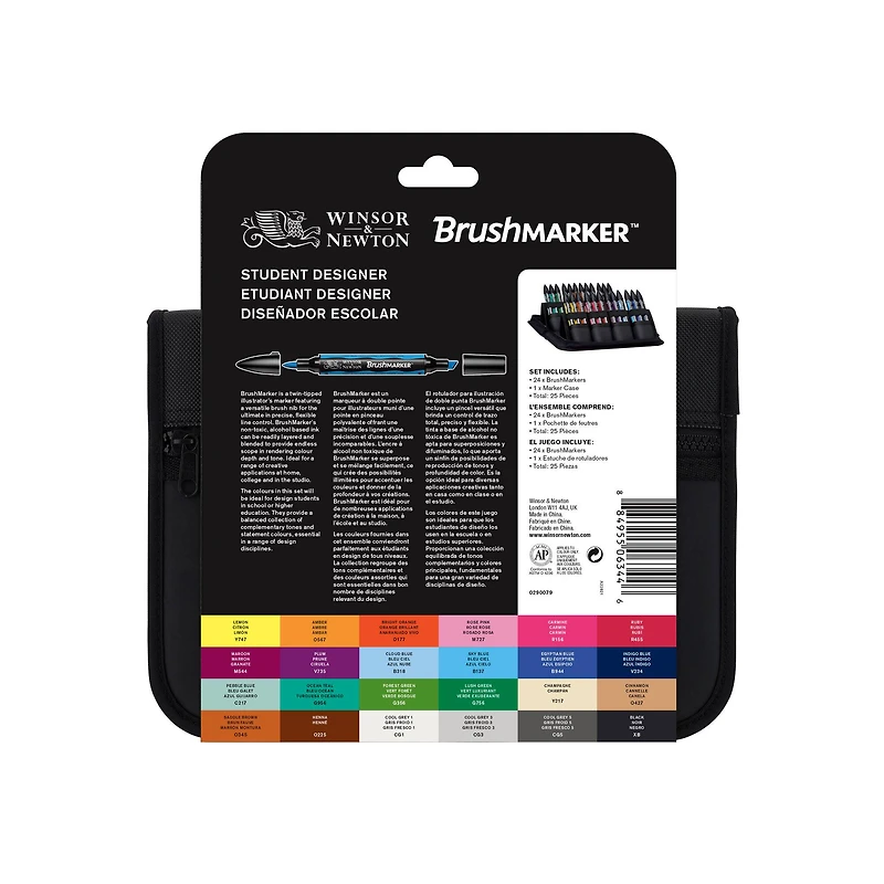 Winsor & Newton® BrushMarker® Student Designer Set