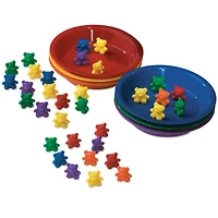 Learning Resources® Baby Bear™ Sorting Set, 102 Bears, 6 Bowls