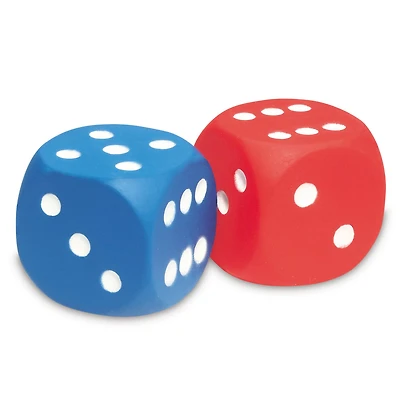 Learning Resources® 2 Pack Foam Dot Dice, 6 Sets