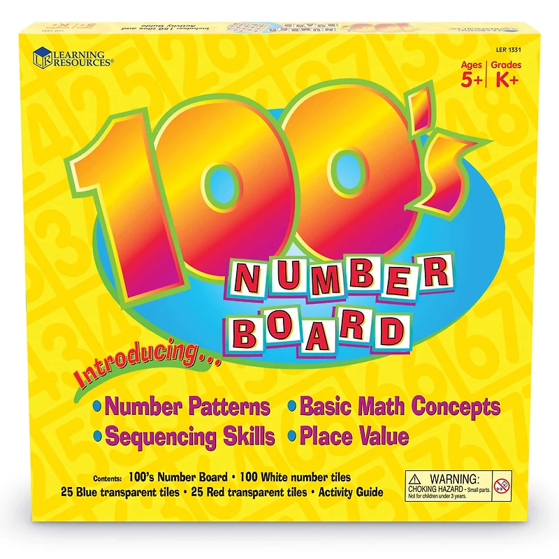 Learning Resources® 100's Number Board
