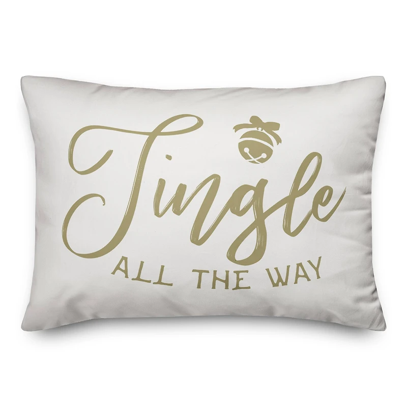 Jingle All the Way Throw Pillow