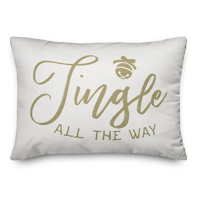 Jingle All the Way Throw Pillow