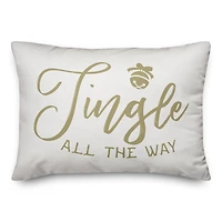 Jingle All the Way Throw Pillow