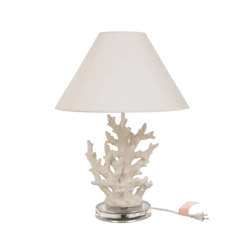 Glitzhome® Table Lamp, White Coral 
