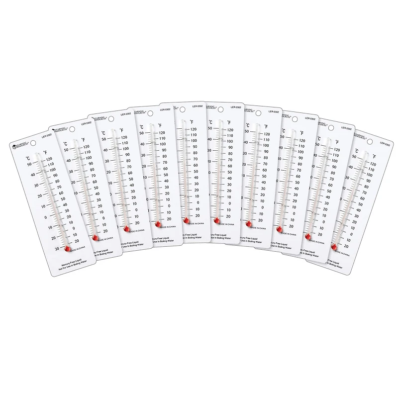 Learning Resources® Student Thermometers, Set of 10