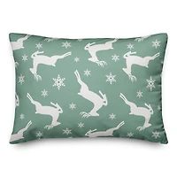 Designs Direct Joy to the World Reindeer 14x20 Throw Pillow