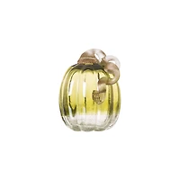 Glitzhome® Crackle Glass Pumpkin, Green 