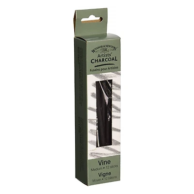 6 Packs: 12 ct. (72 total) Winsor & Newton™ Artists' Vine Charcoal, Medium