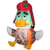 3.5ft. Airblown® Inflatable Christmas Duck Hunter