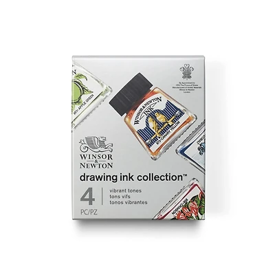 Winsor & Newton® Drawing Ink Collection Vibrant Tones Set