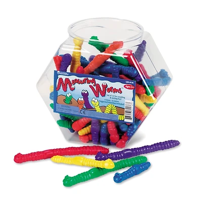 Learning Resources® Measuring Worms™, Set of 72