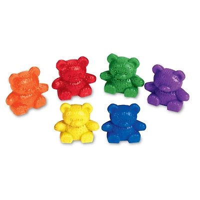 Learning Resources® Six-Color Baby Bear™ Counters, Set of 102