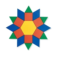 Learning Resources® Wooden Pattern Blocks, Set of 250