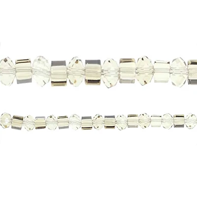 Bead Gallery® Faceted Glass Rondelle & Cube Beads