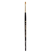 Golden Taklon Short Handle Filbert Brush by Artist's Loft™ Vienna