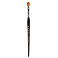 Golden Taklon Short Handle Filbert Brush by Artist's Loft™ Vienna