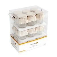 Jars With Fabric Covers, 18ct. by Celebrate It™