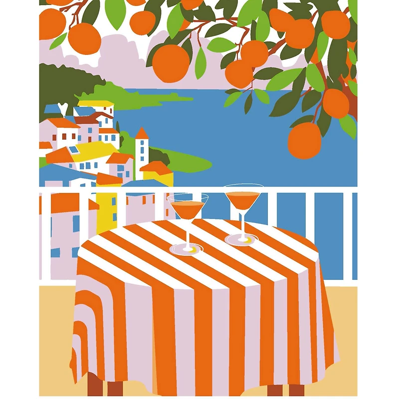 Citrus Kitchen Cocktails Paint Marker-by-Number Kit by Artist's Loft®