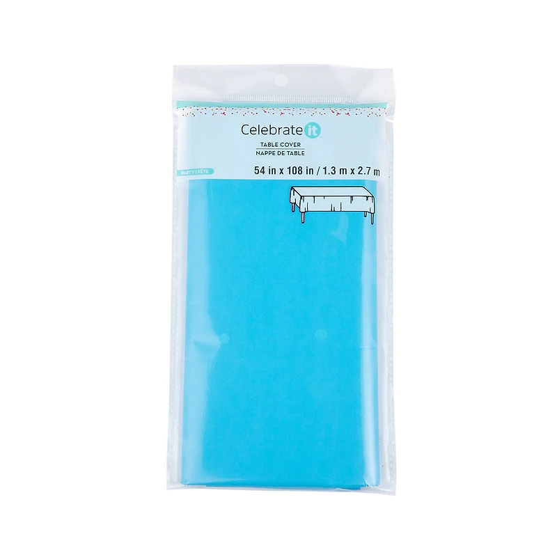 48 Pack: 54" x 108" Solid Plastic Table Cover by Celebrate It™