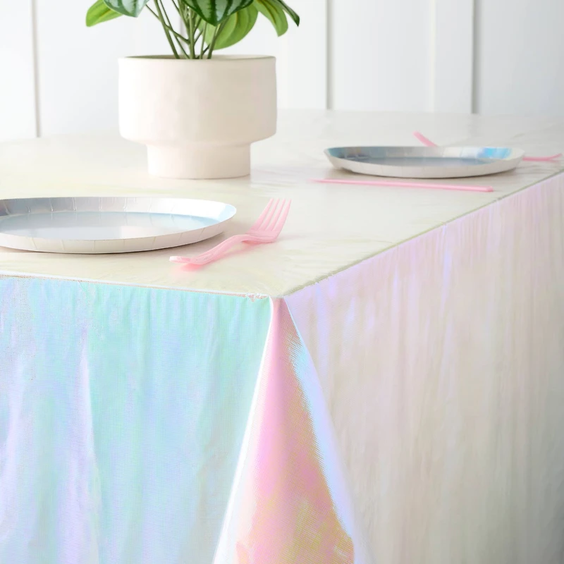 12 Pack: 52.5" x 9ft. Plastic Table Cover by Celebrate It