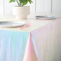 12 Pack: 52.5" x 9ft. Plastic Table Cover by Celebrate It