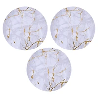 10" Gold Marble Cake Boards by Makery®, 3ct.